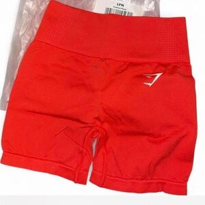 Gymshark Vibrant Red Athletic Shorts